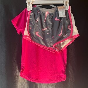 *Bundle                               Nike Fuchsia and Charcoal Sports Outfit